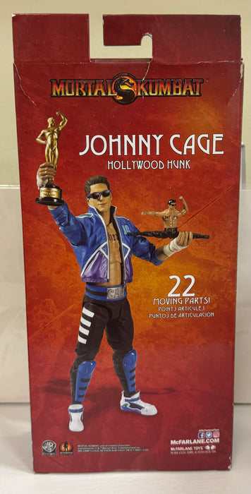 Mortal Kombat: Johnny Cage Hollywood Hunk Action Figure - New - Collectible