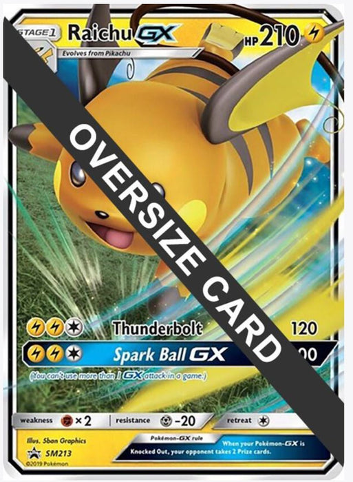 Raichu GX - SM213 - Jumbo Cards (PR)