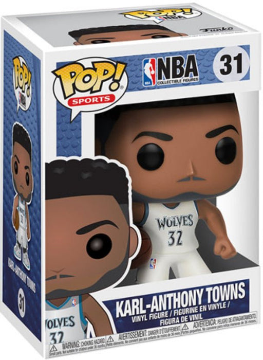 NBA Wolves: Karl-Anthony Towns #31 - With Box - Funko Pop