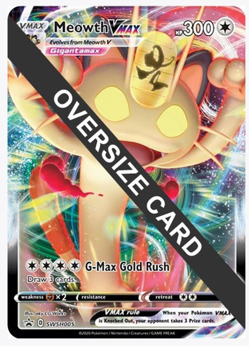 Meowth VMAX - SWSH005 - Jumbo Cards (PR)