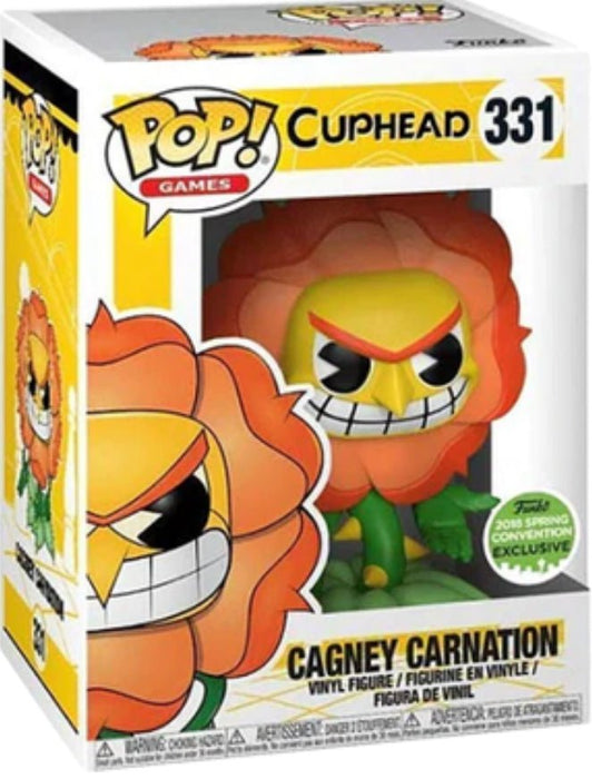 CupHead: Cagney Carnation #331 - In Box - Funko Pop