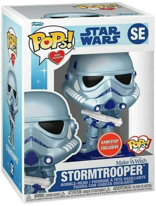 Star Wars: Stormtrooper (GameStop Exclusive) (Make A Wish) - With Box - Funko Pop