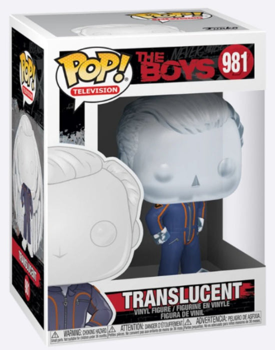 The Boys: Translucent #981 - In Box - Funko Pop