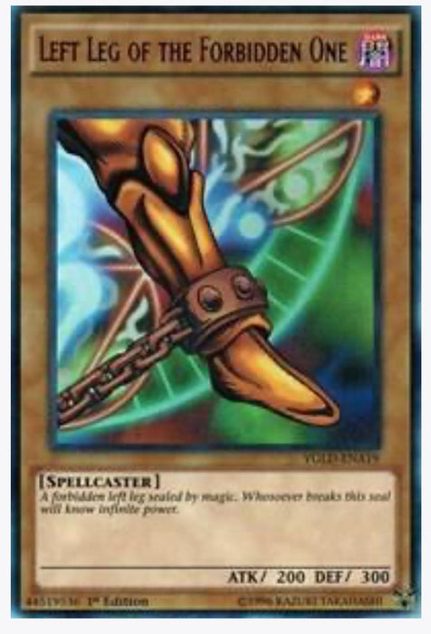 Left Leg of the Forbidden One - King of Games: Yugi's Legendary Decks (YGLD)