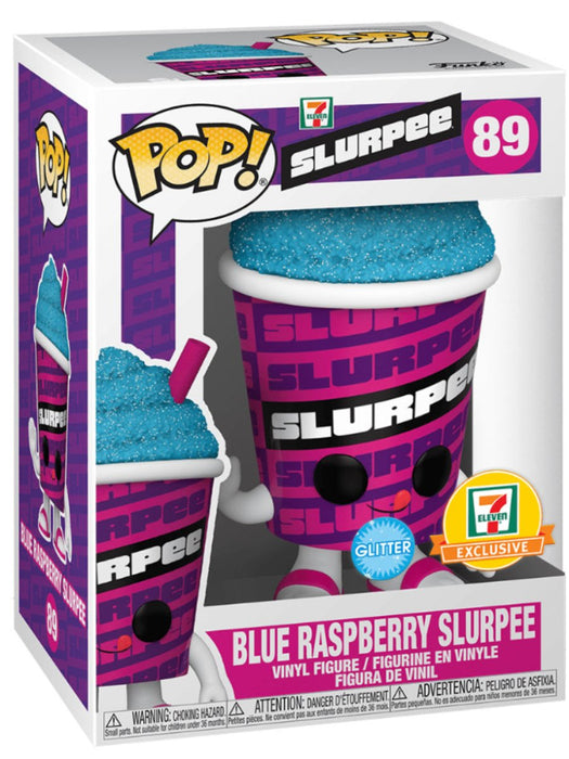 Slurpee: Blue Raspberry Slurpee #89 (Glitter) (7/11 Exclusive) - In Box - Funko Pop