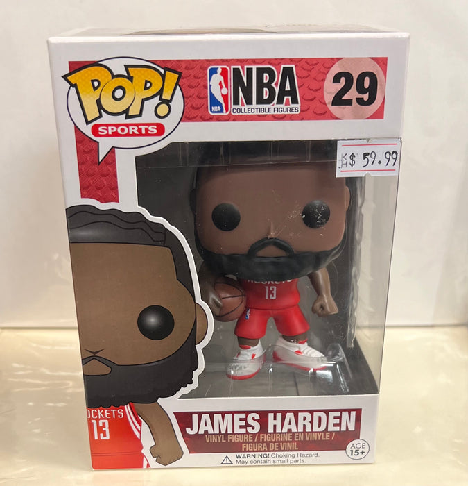 NBA Rockets: James Harden #29 (Pop Life) - With Box - Funko Pop