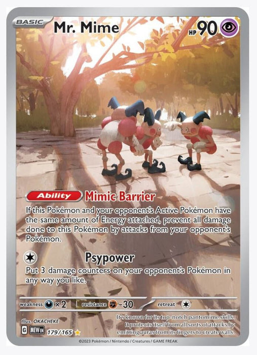 Mr. Mime - 179/165 - SV: Scarlet & Violet 151 (MEW)