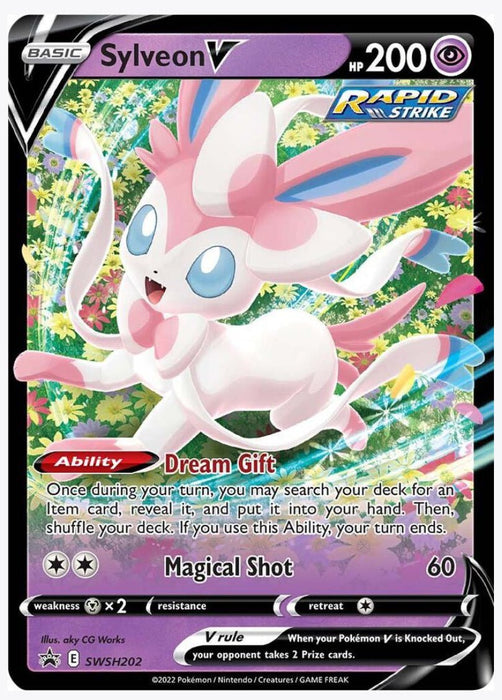 Sylveon V - SWSH202 - SWSH: Sword & Shield Promo Cards (SWSD)