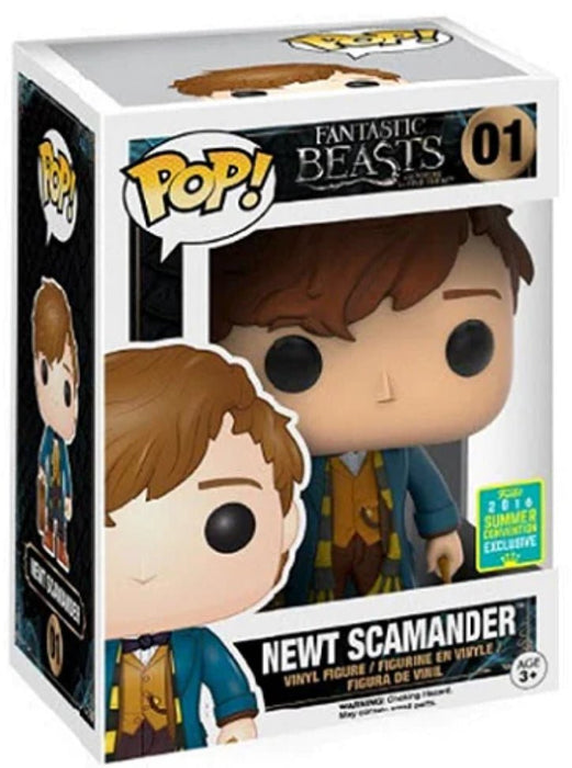 Fantastic Beasts: Newt Scamander #01 (2016 Summer Convention Exclusive) - With Box - Funko Pop