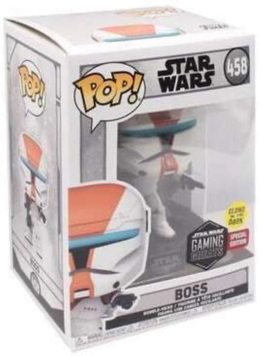 Star Wars: Boss #458 (Star Wars Gaming Greats GameStop Exclusive) (Glows In The Dark)- With Box - Funko Pop