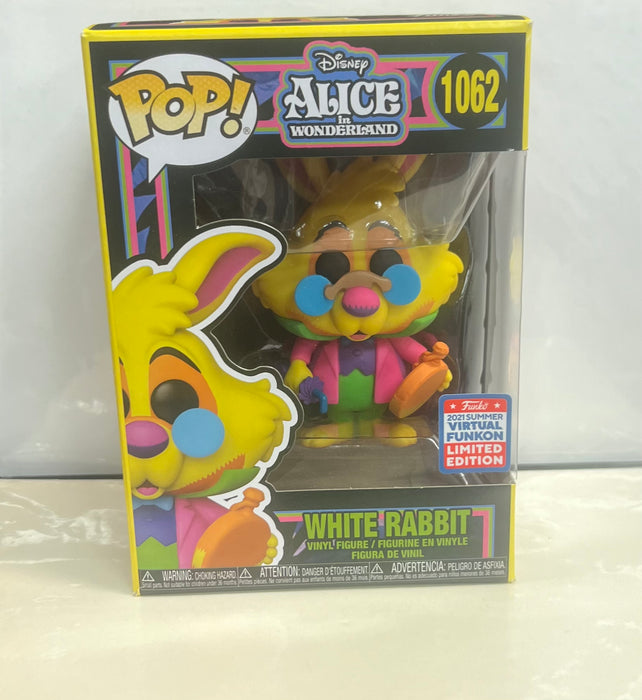 Alice In Wonderland: White Rabbit #1062 (2021 Virtual Funkon) - With Box - Funko Pop