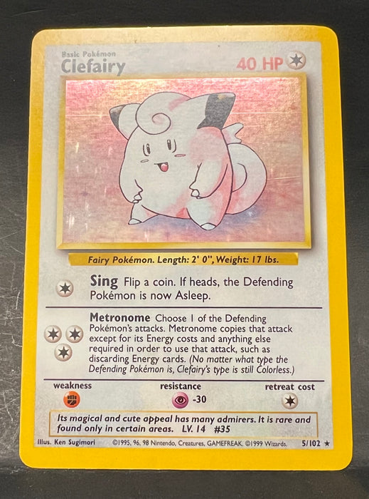 Clefairy 5/102 - Base Set (BS) - Near Mint