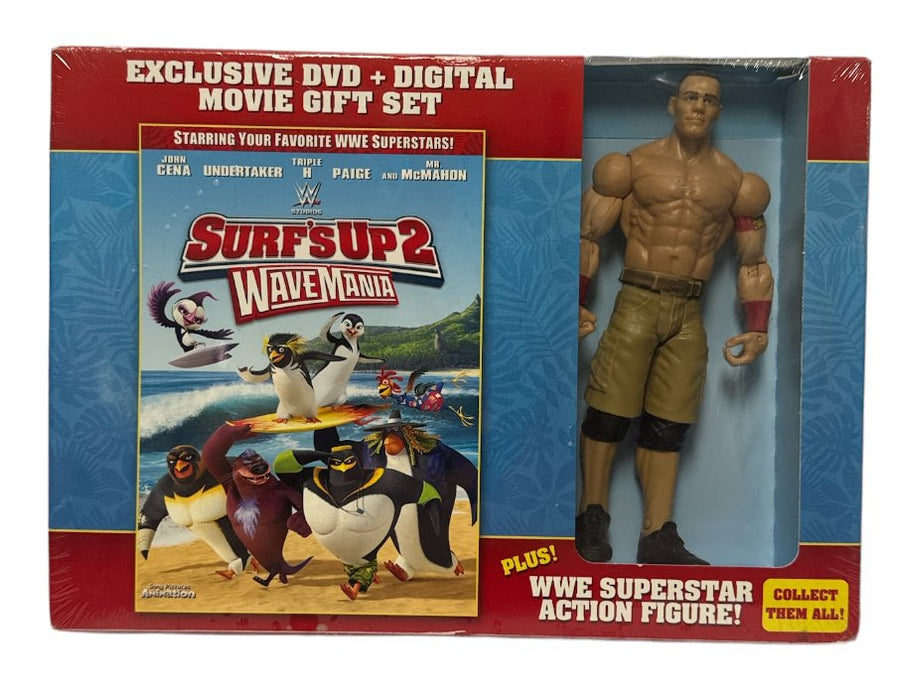 WWE Studios Surf’s Up 2 Wave Mania Plus WWE John Cena Action Figure - New - Toys