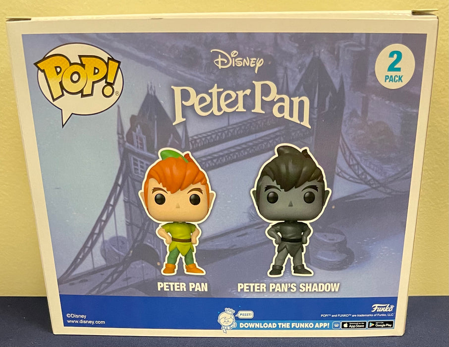 Peter Pan & Peter Pan’s Shadow (Hot Topic Exclusive) - With Box - Funko Pop