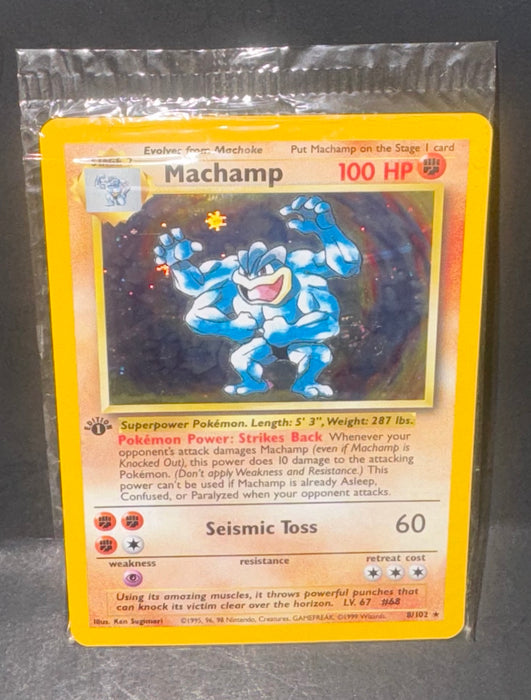 Machamp - 8/102 1St Edition (Base Set Shadowless) - Deck Exclusives (PR) - Mint