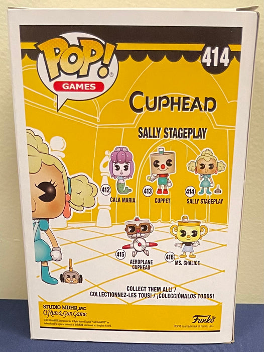 Cuphead: Sally Stageplay #414 - With Box - Funko Pop