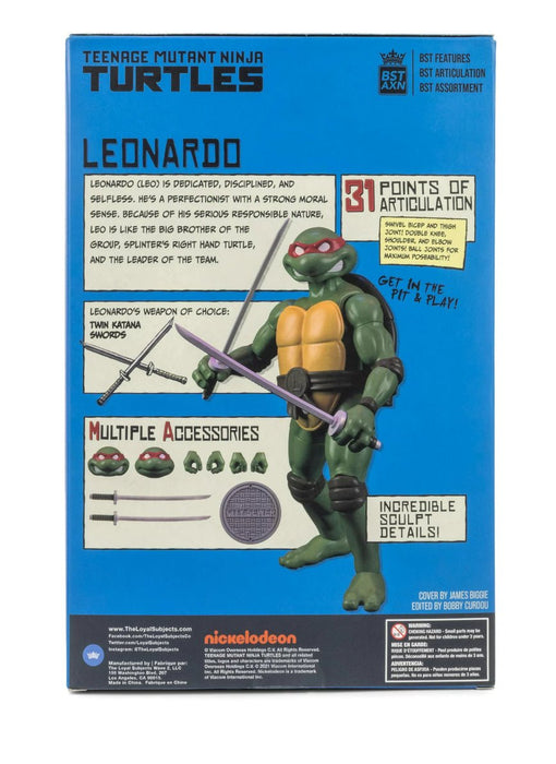 Teenage Mutant Ninja Turtles Leonardo Action Figure + Comic Book - New - Toys And Collectibles