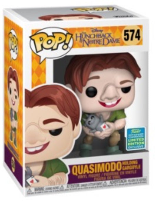 The Hunchback Of Notre Dame: Quasimodo Holding Gargoyle #574 (2019 Summer Convention Exclusive)  - With Box - Funko Pop