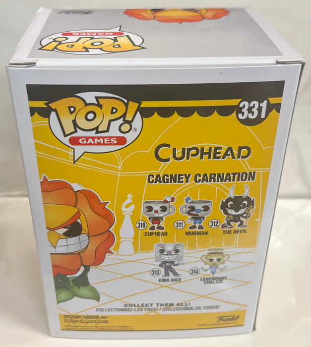 CupHead: Cagney Carnation #331 - In Box - Funko Pop