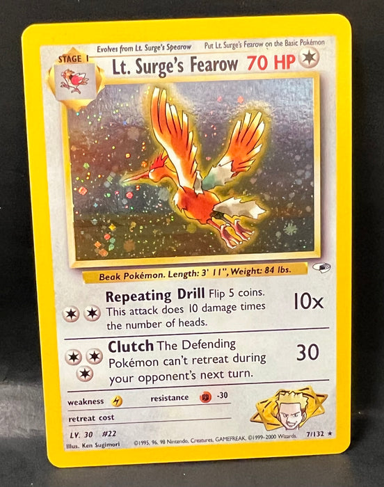 Lt. Surge's Fearow 7/132 - Gym Heroes (G1) - Near Mint