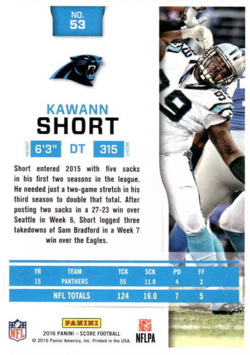 2016 Panini Score: Kawann Short #53