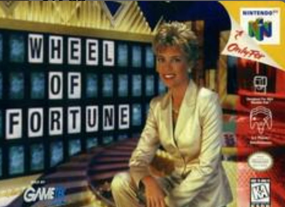 Wheel Of Fortune - Cart Only - Nintendo 64