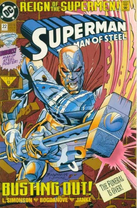 Superman: The Man of Steel #22 Standard Edition - Direct (1993)