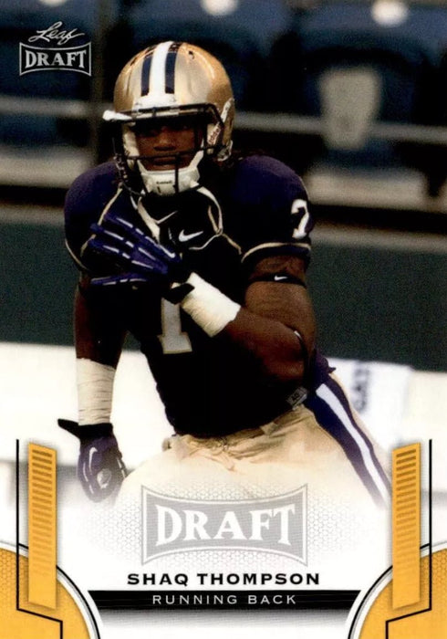 2015 Leaf Draft #52 Shaq Thompson (Gold)