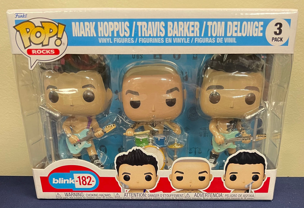 Blink 182: Mark Hoppus / Travis Barker / Tom Delonge - In Box - Funko Pop