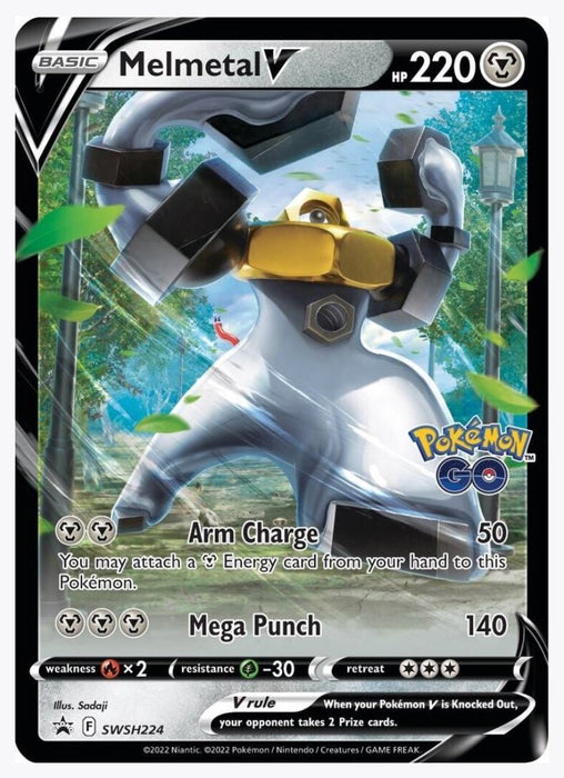 Melmetal V - SWSH224 - SWSH: Sword & Shield Promo Cards (SWSD)