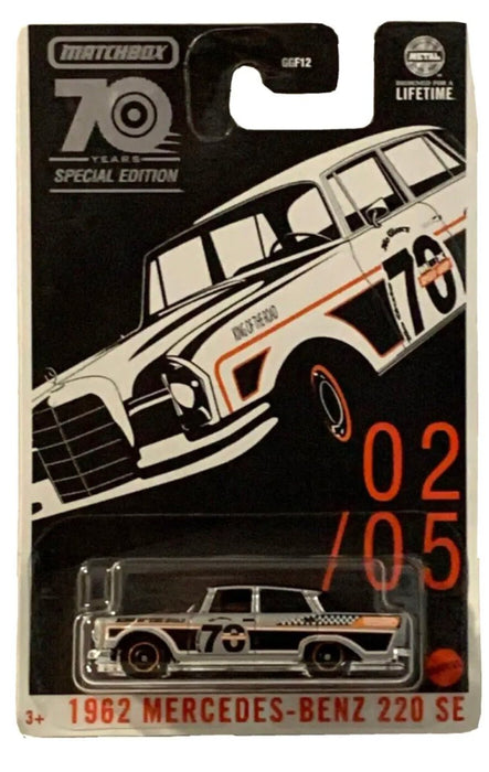 Matchbox: 70 Years: 1962 Mercedes-Benz 220 SE 2/5 Special Edition - New - Toys And Collectibles