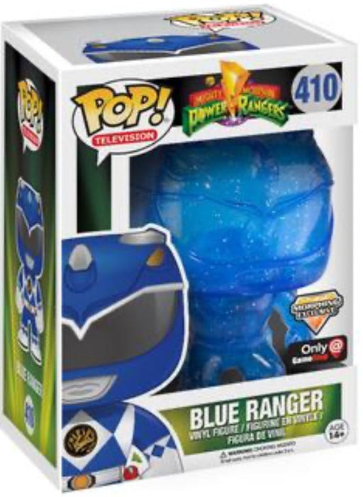 Mighty Morphin Power Rangers: Blue Ranger #410 (Morphing Exclusive) (Gamestop Exclusive) - With Box - Funko Pop