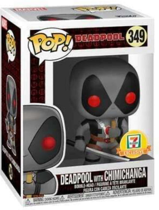 Deadpool: Deadpool With Chimichanga #349 (7/11 Exclusive) - In Box - Funko Pop