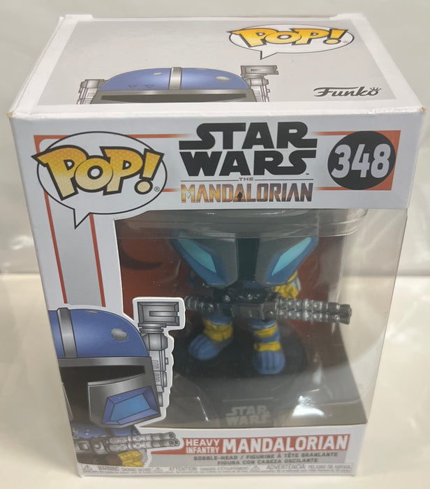 Star Wars: Heavy Infantry Mandalorian #348 - With Box - Funko Pop