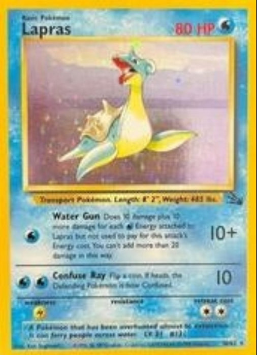 Lapras 10/62 - Fossil - Moderately Played