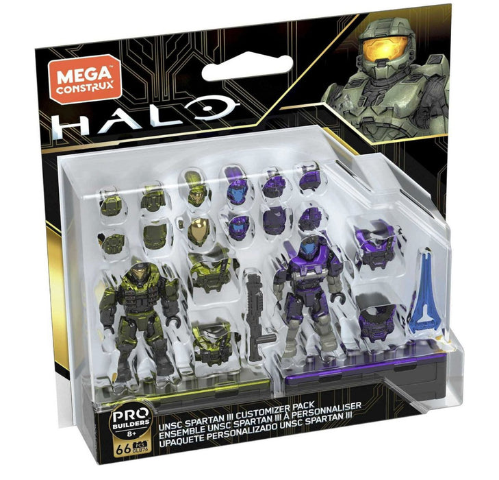 Mega Construx Unsc Spartan III Halo Customizer Pack - New - Toys And Collectibles