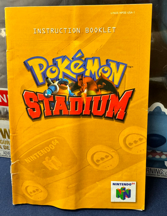 Pokemon Stadium - Original Manual