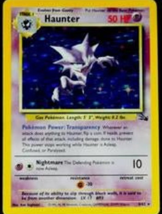 Haunter 6/62 (Holo) - Fossil - Moderately Played