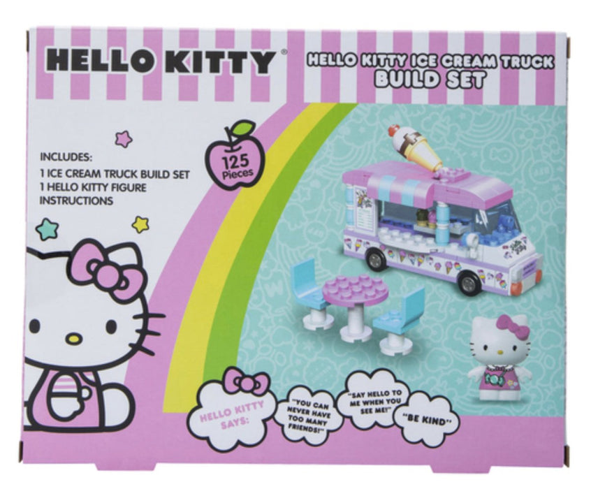 Sanrio Hello Kitty Ice Cream Truck Build Set (New) - Toys