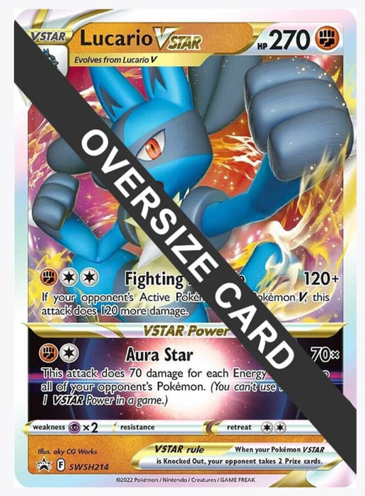 Lucario VSTAR - SWSH214 - Jumbo Cards (PR)