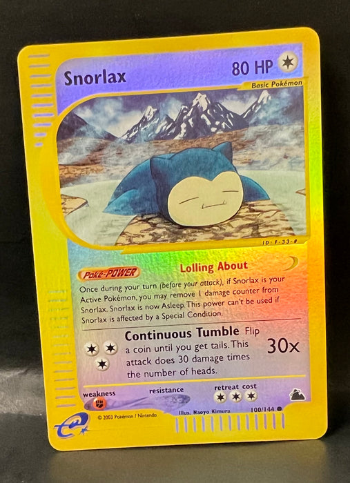 Snorlax 100/144 (Reverse Holofoil) - Skyridge (SK) - Near Mint