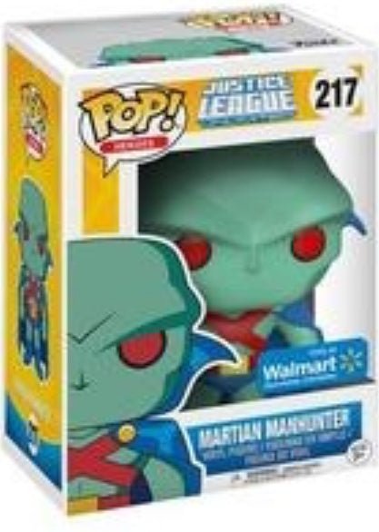 Justice League: Martian Manhunter #217 (Walmart Exclusive)  - With Box - Funko Pop