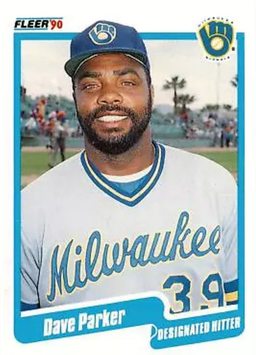 1990 Fleer Update Dave Parker #U-106