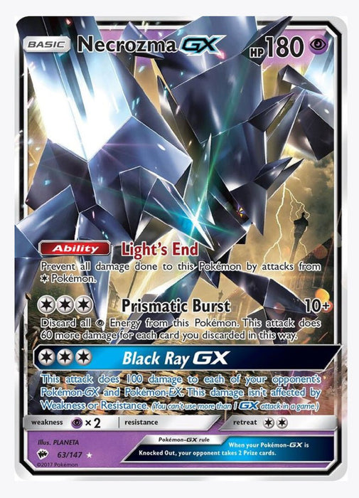 Necrozma GX 63/147 - SM - Burning Shadows (SM03)