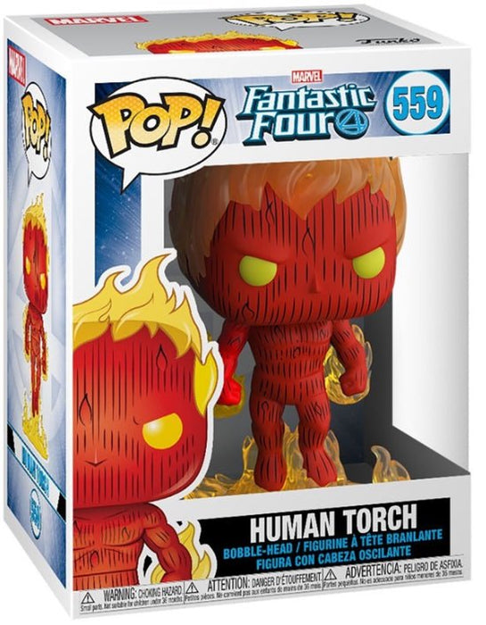 Marvel Fantastic Four: Human Torch #559 - In Box - Funko Pop