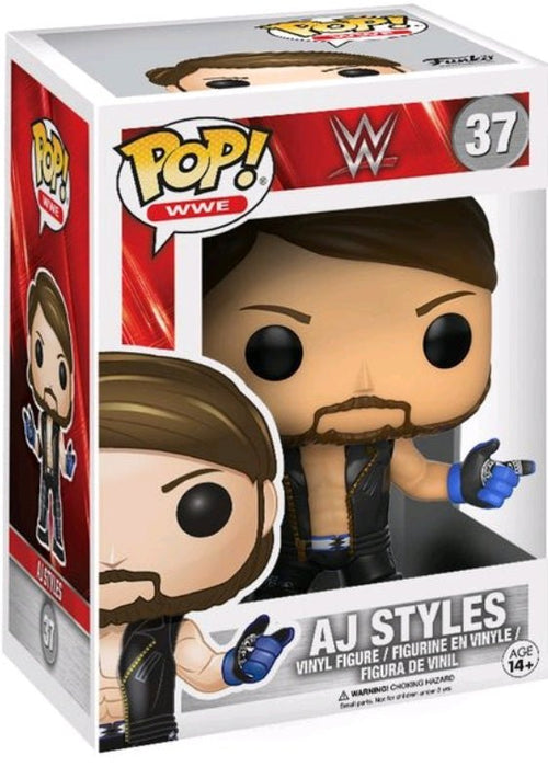 WWE: AJ Styles #37 - With Box - Funko Pop