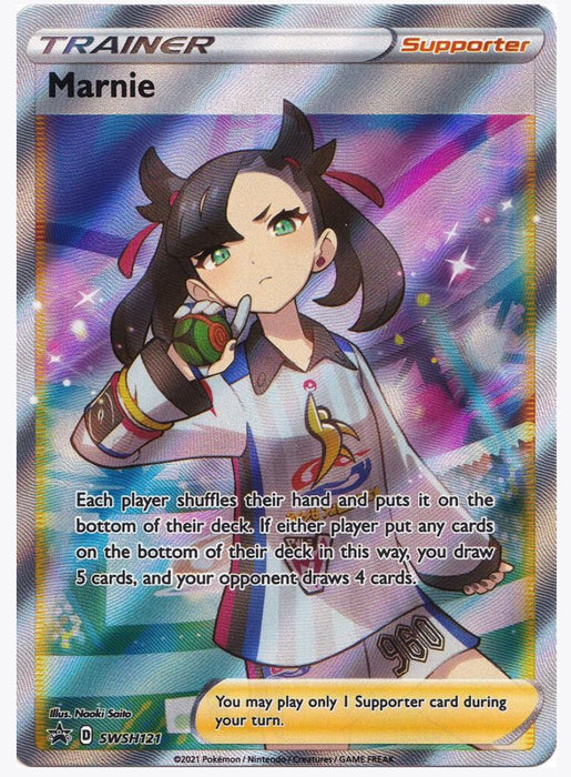 Marnie - SWSH121 - SWSH: Sword & Shield Promo Cards (SWSD) - Lightly Played