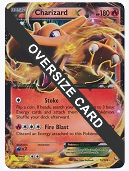 Charizard EX - 11/106 - Jumbo Cards (PR) - Damaged