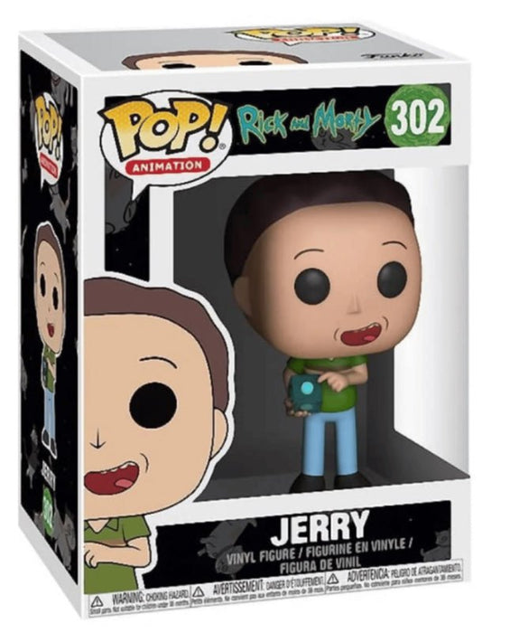 Rick And Morty: Jerry #302 - In Box - Funko Pop