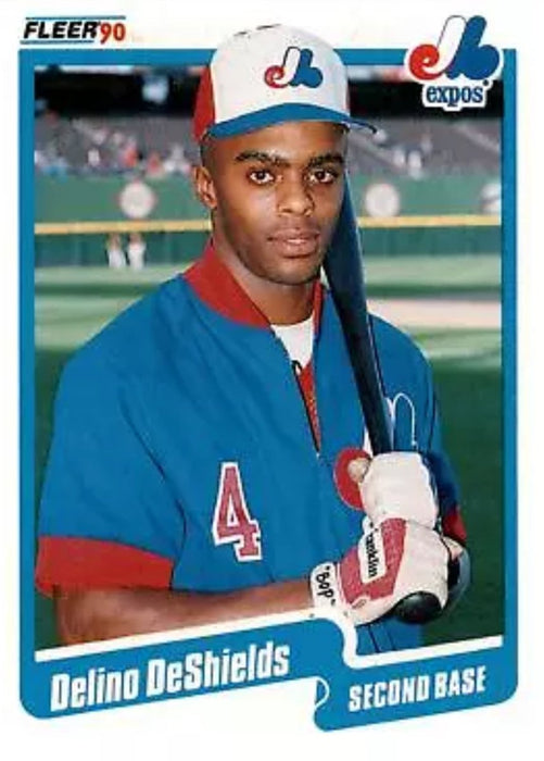 1990 Fleer Update Delino DeShields #U-27